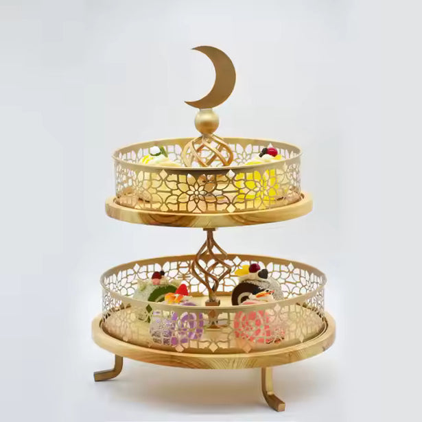Ramadan Decoration Wood plate by lux dishes