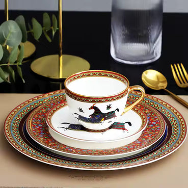 vintage horse ceramic plates royal