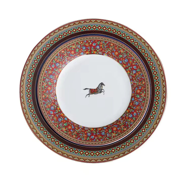 vintage horse ceramic plates royal