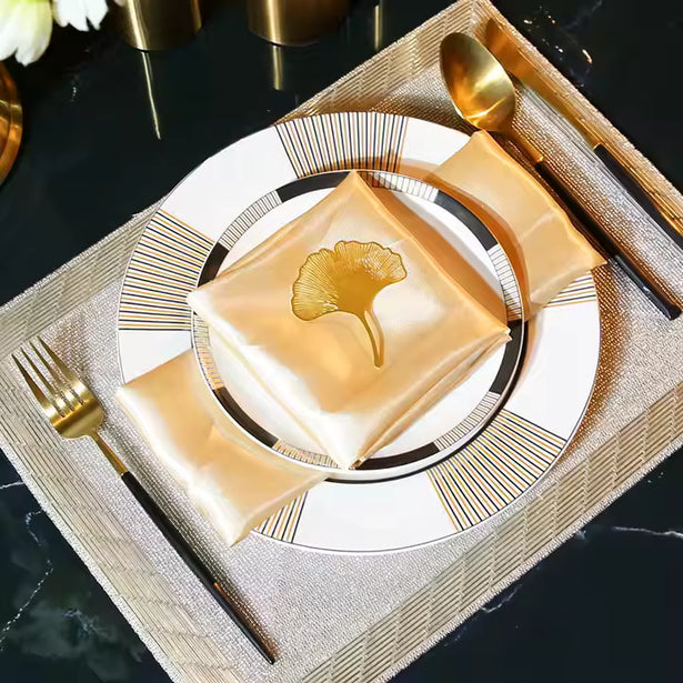 luxury set of 2 plate by lux dishes