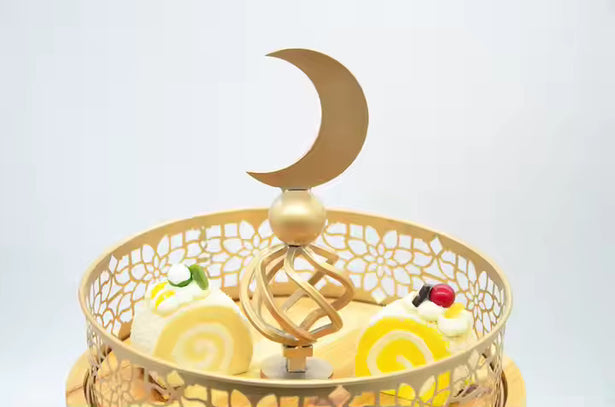 Ramadan Decoration Wood plate by lux dishes