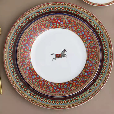 vintage horse ceramic plates royal