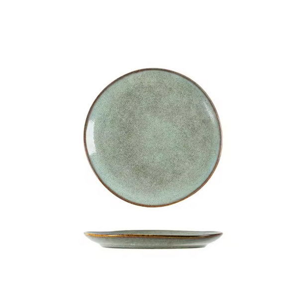 Vintage Ceramic Western Steak Plate by lux dishes